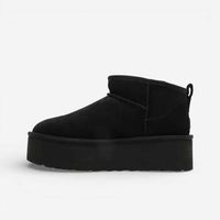 ugg botines classic ultra mini platform black para hombre