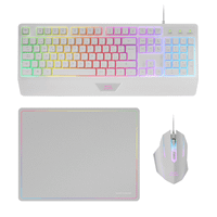 teclado mouse y alfombrilla mars gaming mcp124wfr frances rgb h-mech mouse huano rgb 3200dpi