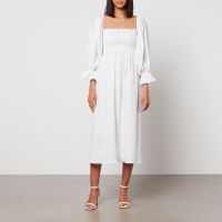 sleeper atlanta linen dress - s