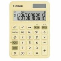 calculadora simple canon ls-125kb alimentada por bateriasolar verde