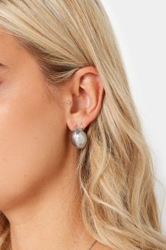 Pendientes Gruesos Plateados