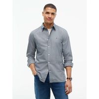 tommy hilfiger camisa manga larga heritage oxford tart para hombre
