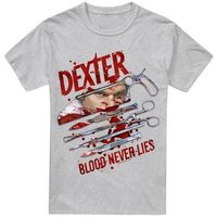 dexter camiseta blood never lies para hombre