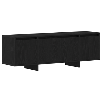Mueble De Tv | Mueble De Salón | Gabinete De Tv Roble Negro 120 X 30 X 40,5 Cm