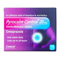 pyrocalm control omeprazole 20mg