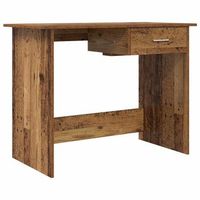 escritorio  mesa de trabajo madera vieja 100 x 50 x 76 cm madera de ingenieria