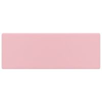 lavabo de bano moderno  lavabo lujoso cuadrado rebosadero ceramica rosa mate 41x41 cm