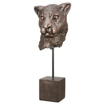Casablanca By Gilde Figura Decorativa Leopardo Antiguo H. 46 Cm