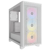 corsair 3000d rgb airflow cristal templado usb 32 blanca