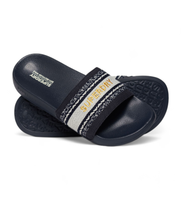 superdry para mujer wf310227a chanclas de tira tejida negro 3637 plano ninguno casual beachwear