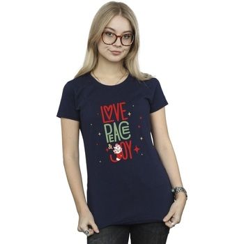 Disney Camiseta The Aristocats Love Peace Joy para mujer