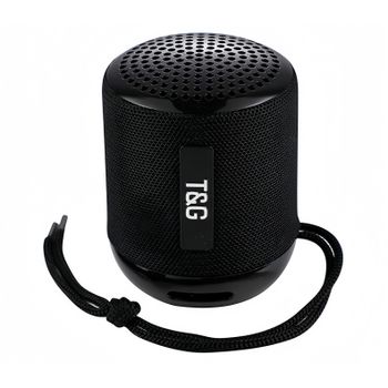 Altavoz Portátil T&G TG129 con Bluetooth, Graves Potentes, Radio FM, Reproducción USB/SD, 5W de Potencia y Batería de Larga Duración para Viajes y Fiestas