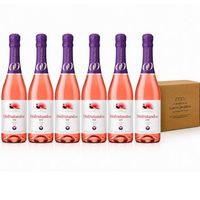 vino sin alcohol 0 0 disfrutando espumoso rosado - pack 6 botellas 75 cl - 00 vol