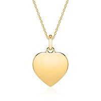 14 quilates cadena de oro corazon grabable