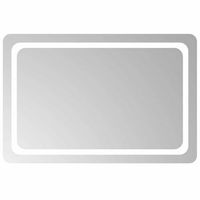 espejo de bano con led 90x60 cm vidaxl