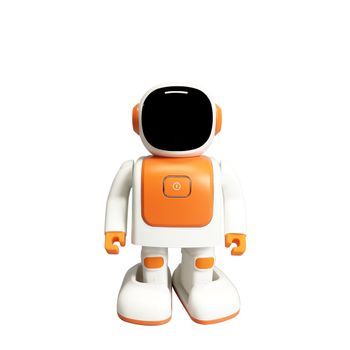 Robot Bluetooth Con Inteligencia Artificial Y Altavoz Planet Robert Naranja