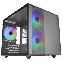 mars gaming mc-400 frgb microatx cristal templado usb 30 negra