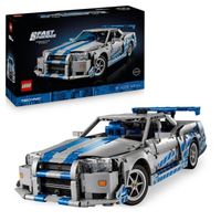 lego technic coche nissan skyline gt-r r34 de 2 fast 2 furious juego de construccion 18 anos - 42210
