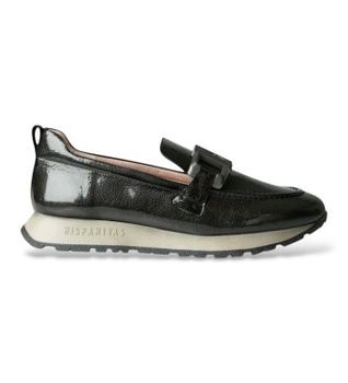 Hispanitas para mujer. HI254386 Mocasines de piel Kansas I25 gris (40), 3 a 5cm, Ninguno, Casual, Charol