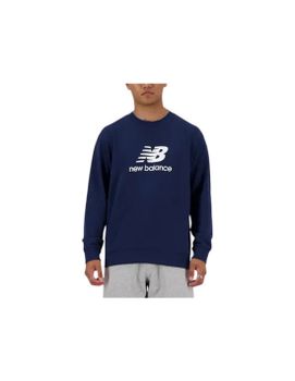 Sudadera New Balance Sport Essentials French Terry Logo Hombre Azul Marino
