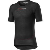 castelli prosecco tech short sleeve base layer black