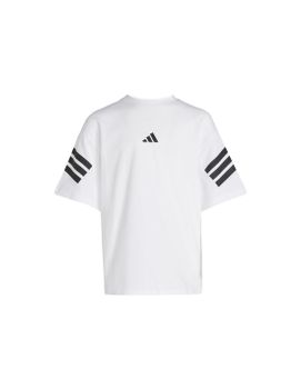 Camiseta adidas Future Icons 3Bandas Infantil Blanco/Negro
