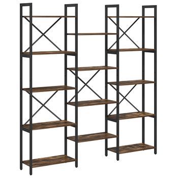 Estante De Libros Roble Ahumado 156 X 25 X 167.5 Cm