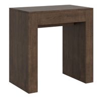 consola extensible 78x47299 cm efecto madera nogal