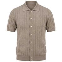 jeordies polo 80592 camicia mm coste-300 beige para hombre