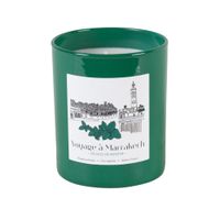 vela de cera vegetal con fragancia hojas de menta