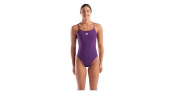 Traje de bano reversible arena violeta verde para mujer