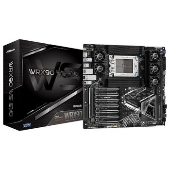 Placa Base ASRock WRX90 Chipset WRX90 Socket sTR5 E-ATX WRX90 WS EVO DDR5 PCIe 4.0 Ethernet 2.5G