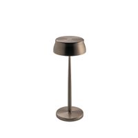 lampara de mesa zafferano led cobre 32 w 33 cm inteligente wifi