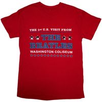 the beatles tops y camisetas washington 64 stars setlist para mujer