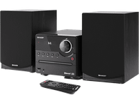 microcadena - sharp xl-b512bk 40 w 20 canales usb bluetooth aux 35 mm radio fm cd negro