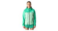 chaqueta impermeable the north face summit superior futurlight verde  mujer