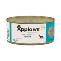 applaws en caldo 24 x 156 g latas para gatos - pack ahorro - atun