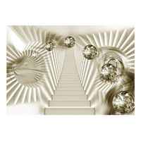 papel pintado 3d - take the stairs to spacetime 200x140 cm