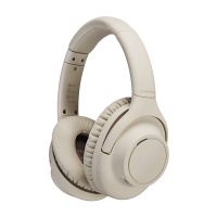 audio-technica ath-s300bt auriculares bluetooth con cancelacion de ruido hibrida digital beige