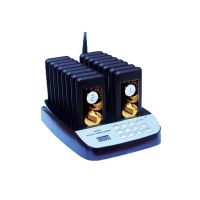 kit avisador de cliente premier effav16 16 receptores base de carga vibracion led
