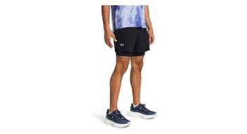 Under armour launch 5inch 2 in 1 shorts negro hombre
