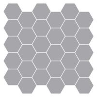 azulejo hexagonal 20 uds gris 30 x 30 cm poliuretano y pet vidaxl