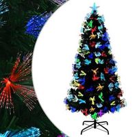 arbol de navidad  decoraciones de navidad artificial con 160 led verde 150 cm pvc