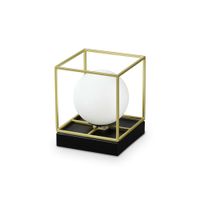 lampara de mesa de laton l 120 x h 150 x p 120 mm