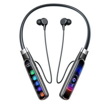 YD606 Auricular Magnético Inalámbrico Bluetooth 6.0 con Cancelación de Ruido ENC para Llamadas Diseño de Pantalla Digita