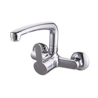 clever 98329 s2 urban grifo monomando fregadero mural cano largo