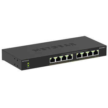 Switch Netgear GS308LP 8 Puertos Gigabit PoE+ sin gestión compacto