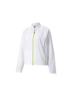 chaqueta de running puma woven ultra blanco