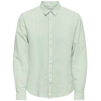 Only & Sons Camisa manga larga Cantley Life para hombre
