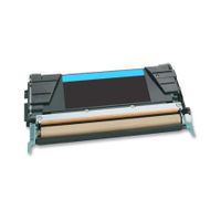 compatible cyan lexmark x748h2cg high capacity toner cartridge